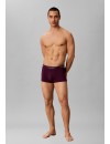 Bóxer Calvin Klein -3 Pack- Icon Cotton Stretch (Gris, Negro y Burdeos)