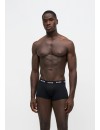 Boxer Hugo -3 Pack- Design Algodão Stretch (Cinza, Preto e Cinza Fantasia)