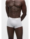 Bóxer Calvin Klein -3 Pack- Intense Power Microfibra (Negro Logo Blanco, Azul y Gris)
