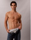 Slip Calvin Klein -3 Pack- Icon Cotton Stretch Script (Gris, Teja y Gris Oscuro)