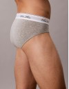 Bóxer Calvin Klein -3 Pack- Intense Power Microfibra (Negro Logo Blanco, Azul y Gris)