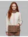 Bata Corta de Mujer Señoretta de Tejido Polar (Marrón)