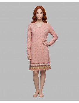 Camisón de mujer Señoretta Modal Estampado (Rosa)