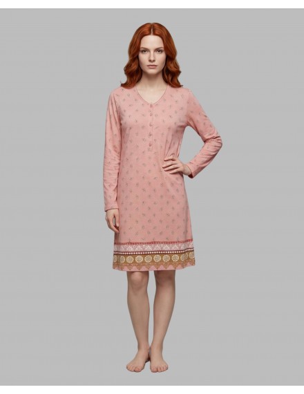 Vestido Señoretta Sin Mangas Estampado Floral