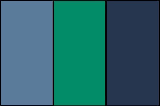 Azul, Verde y Marino