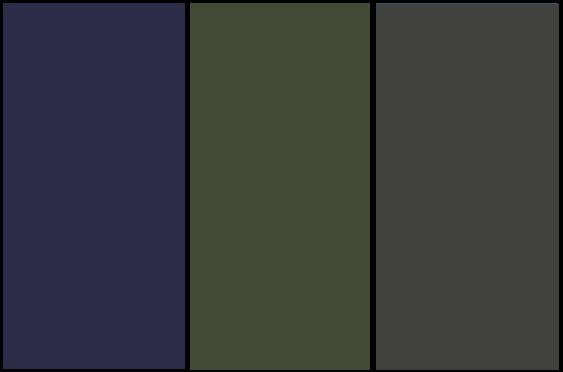 Marino, Gris y Verde