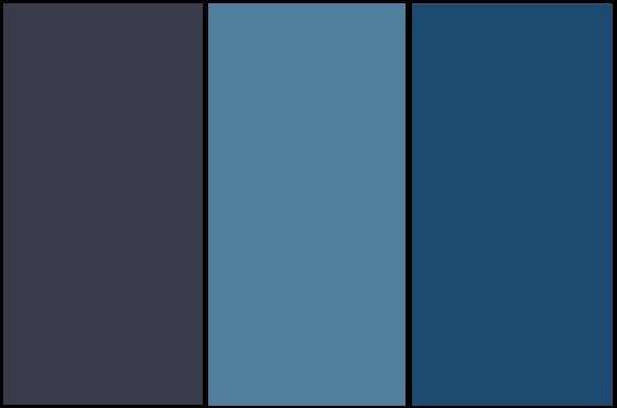 Marinho, Safira e Turquesa