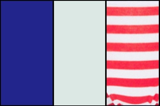 Azul, Verde e Branco às Riscas