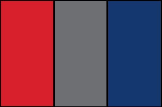 Rojo, Gris y Marino