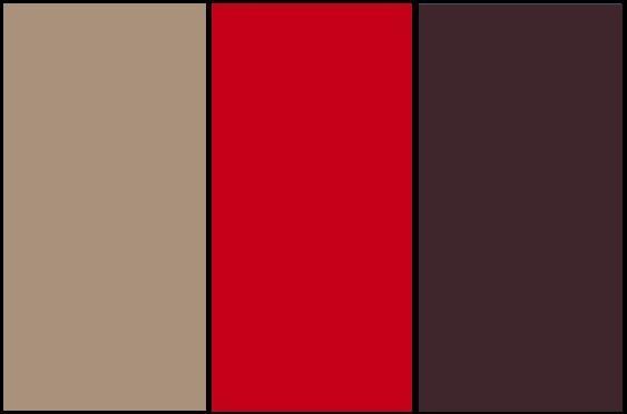 Beige, Rojo y Marrón