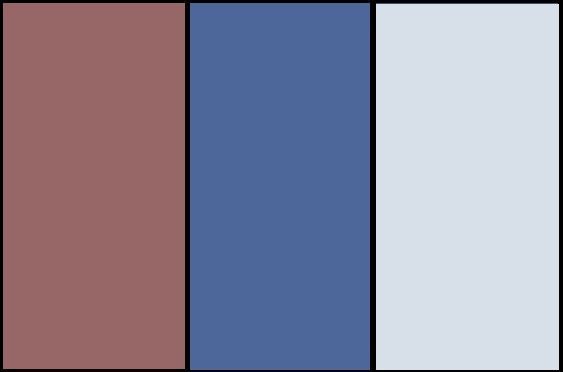 Marrón, Azul y Celeste