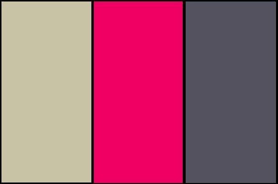 Arena, Magenta y Gris