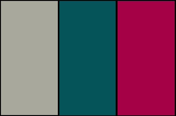 Gris, Verde y Fucsia