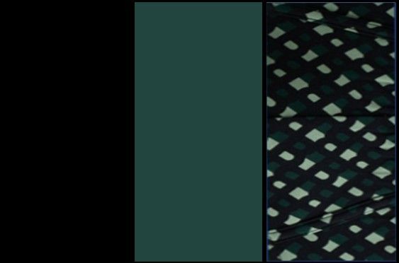 Negro, Verde y Verde Fantasía