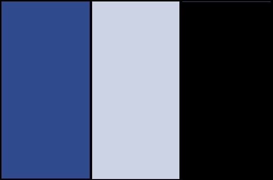 Azul, Celeste y Negro